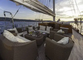 gulet yacht charter Libra deck