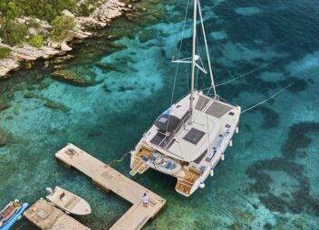 yacht charter croatia aura catamaran