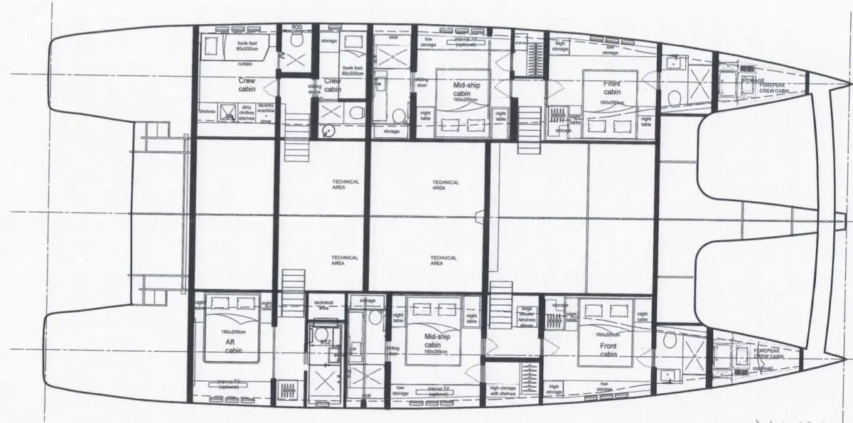 catamaran Genny boat plan