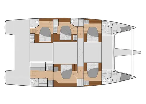 Astoria yacht charter deckplan