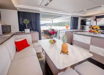 Astoria catamaran saloon