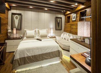 Indonesia yacht charter double cabin Prana