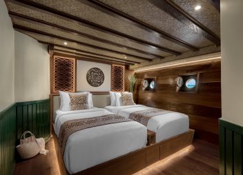 Samsara Samudera yacht charter twin cabin