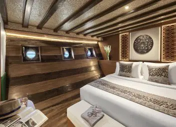 yacht charter Samsara Samudera guest cabin