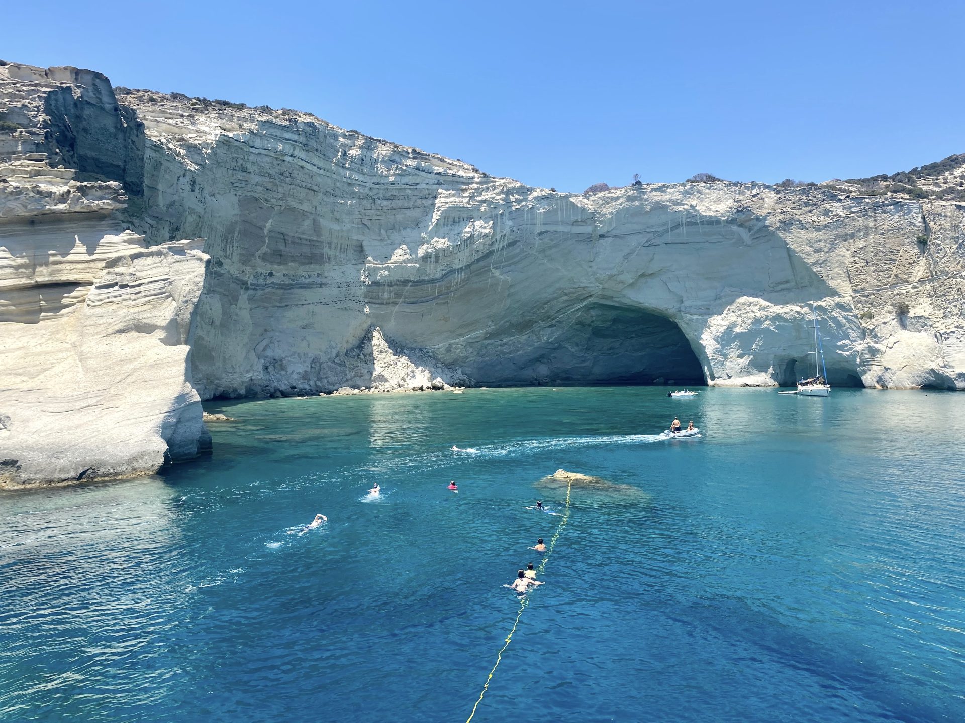 Milos caves