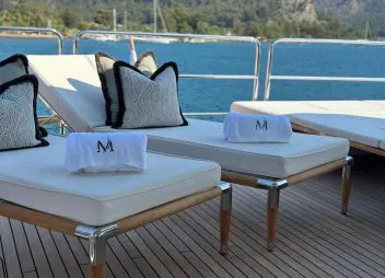 crewed yacht charter Majera flybridge